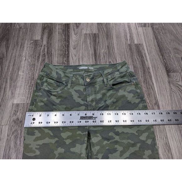 (3/$35) Old Navy Womens Size 4 Camouflage Camo Rockstar Olive Green Skinny Jeans - Picture 7 of 10